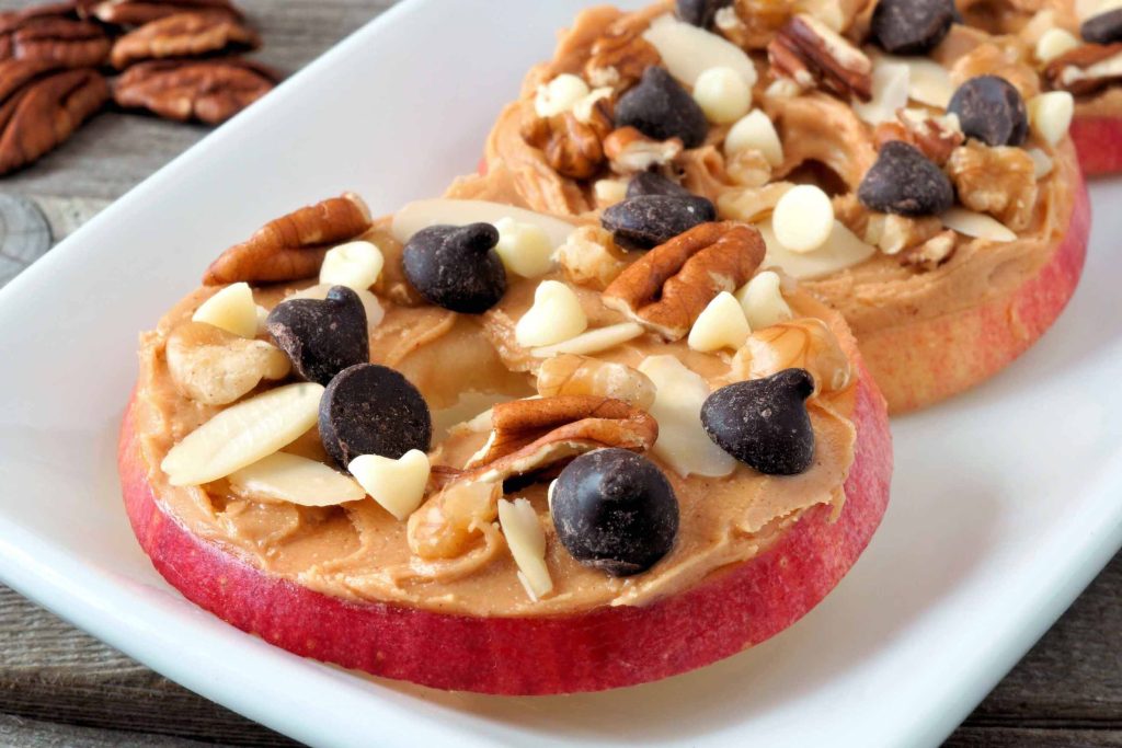 Apple Slices with Almond Butter