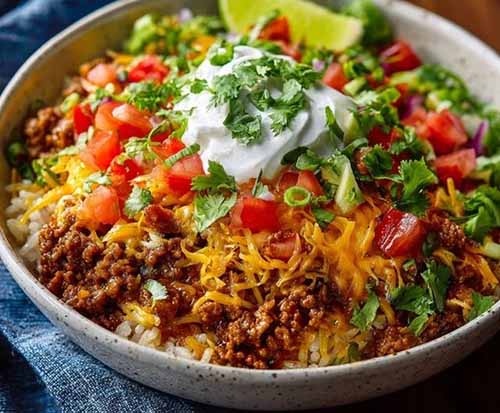 Beef Taco Bowl