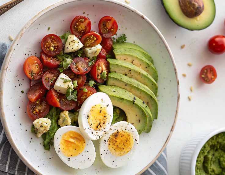 Caprese Egg Salad