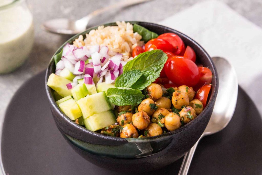 Mediterranean Chickpea Bowl