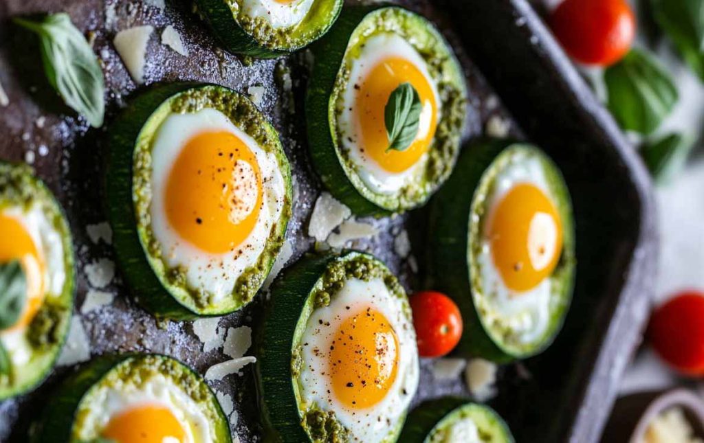 Savory Egg Zucchini Nests