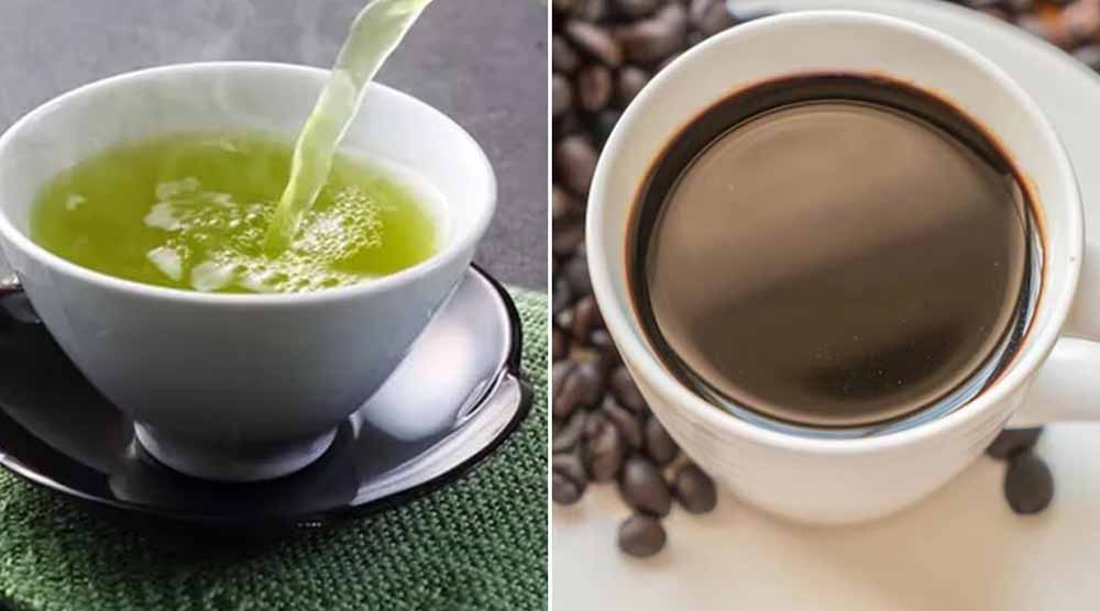 green tea black coffee 200