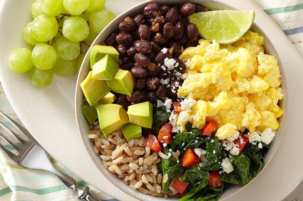 Black Bean and Egg Breakfast Bowl