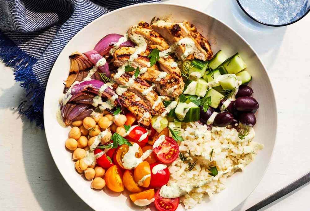 Chicken and Cauliflower Rice Bowl