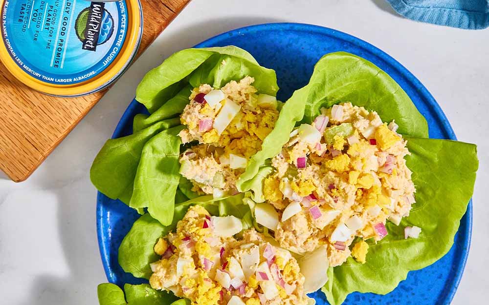 Egg Salad Lettuce Wraps