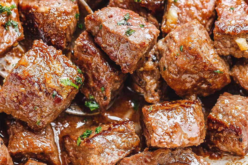 Garlic Butter Steak Bites