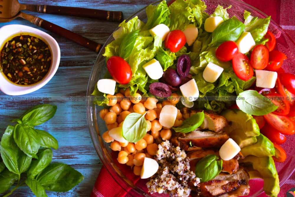 Protein Packed Caprese Salad