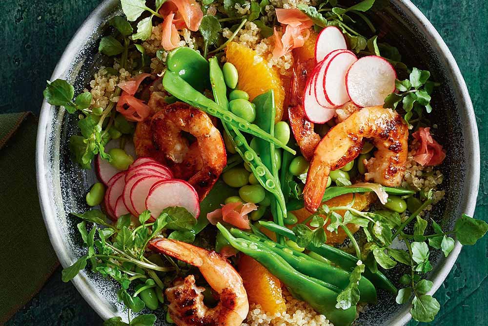Shrimp and Quinoa Bowl